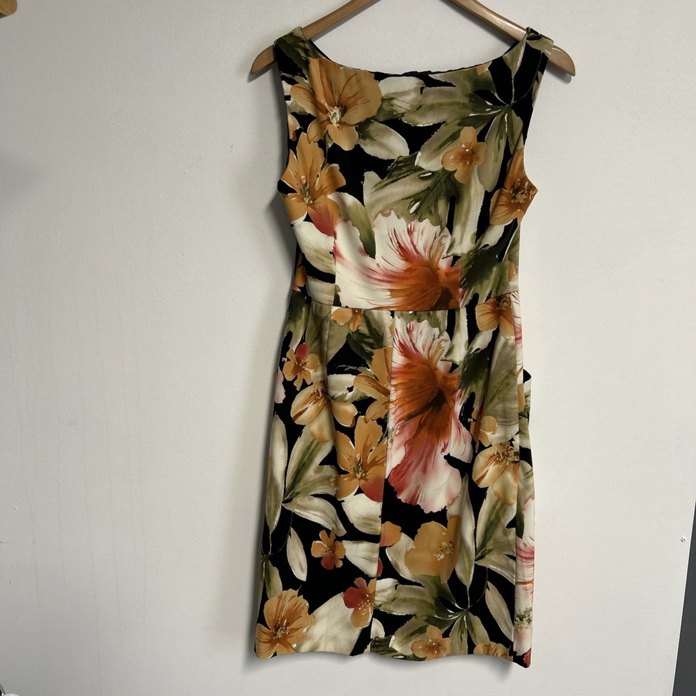 Dressbarn Women's 6 Floral Dress Feminine Pockets Classic Cottagecore Colorful - Picture 7 of 16
